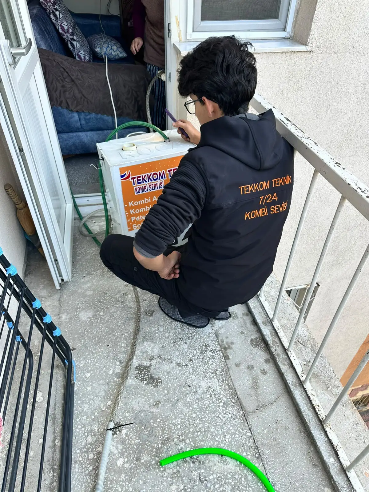 Kayseri kombi servisi teknik ekip çalışması 5