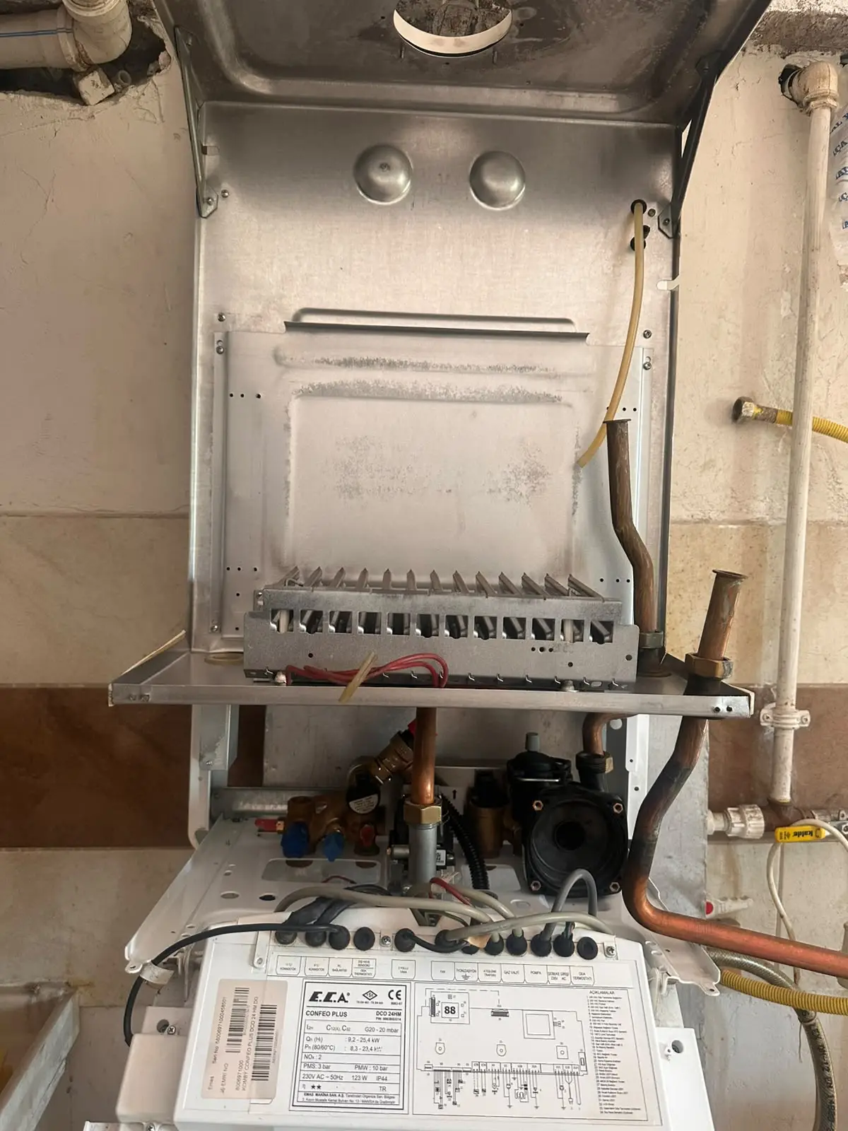 Kayseri kombi servisi teknik ekip çalışması 8